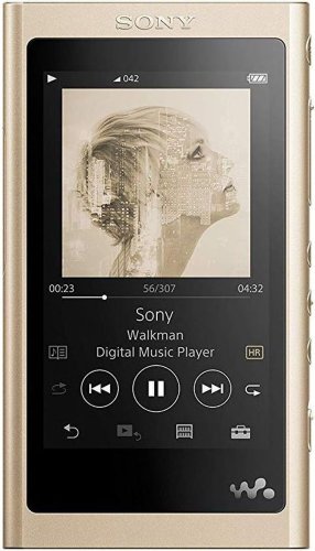 Mp4 player sony walkman nw-a55ln, hi-res audio, ecran tactil, bluetooth, nfc, autonomie 45 ore, ldac, 16gb (auriu)