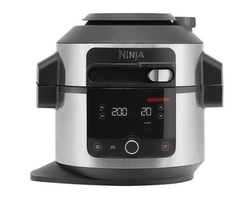 Multicooker 11 in 1 ninja ol550eu, 1460 w, 6 l, 11 programe (negru/argintiu)