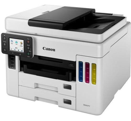 Multifunctional canon maxify gx7040, inkjet color ciss, a4, 24ppm alb-negru/ 15.5 ppm color, duplex, adf, wireless, fax (alb)