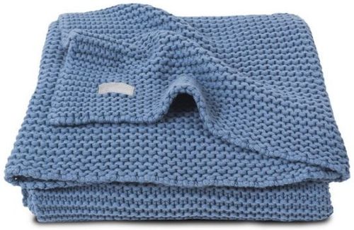Paturica tricotata heavy jollein 516-511-65087, 75 x 100 cm (albastru) 