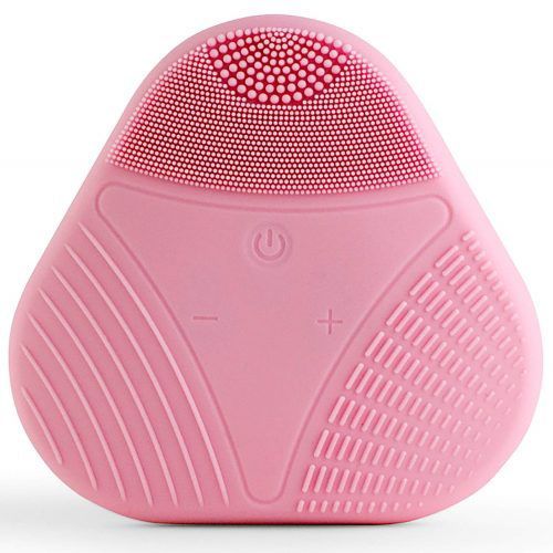 Perie electrica magnitone mx01p xoxo micro-sonic pentru curatare si masaj facial (roz)