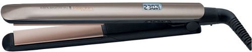 Placa de indreptat parul remington s8540 keratin protect, 9 trepte, 150°c - 230°c, display lcd (auriu/negru)