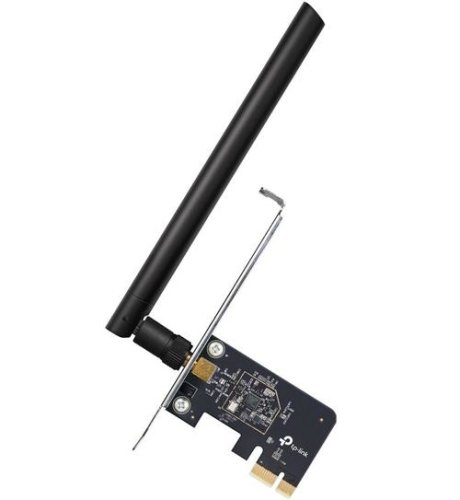 Placa de retea wireless tp-link archer t2e, ac600, dual-band, pcie, 1 antene wi-fi