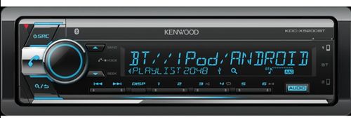 Player auto kenwood kdc-x5200bt, 4 x 50w,usb, bluetooth, aux, cd/mp3 (negru) 