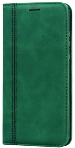 Protectie book cover lemontti leather case magnetic eda00519806c pentru huawei p30 lite (verde)