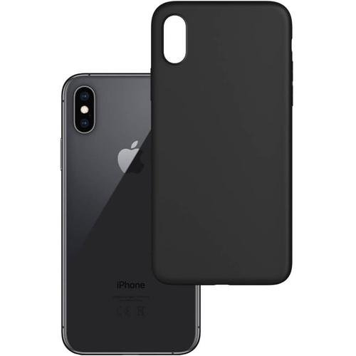Protectie spate 3mk matt case pentru iphone xs/ x (negru)