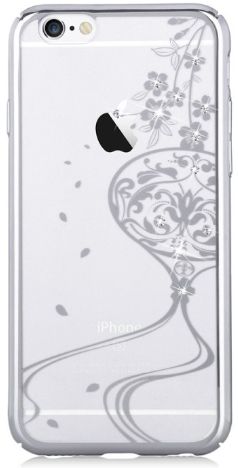 Protectie spate devia crystal secret garden dvsgiph6sv pentru apple iphone 6/6s (argintiu)