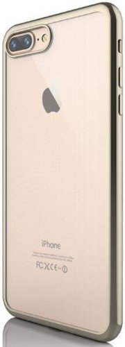 Protectie spate devia dvgltsfiph7cg silicon glitter soft pentru apple iphone 7/7s (champagne gold)