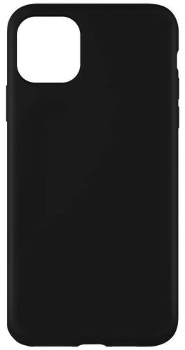 Protectie spate lemontti liquid silicone lemclsxibk pentru iphone 11 (negru)