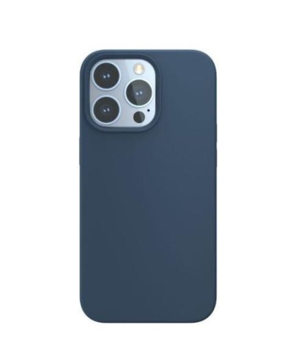 Protectie spate next one silicon pentru apple iphone 13 pro, magsafe (albastru)