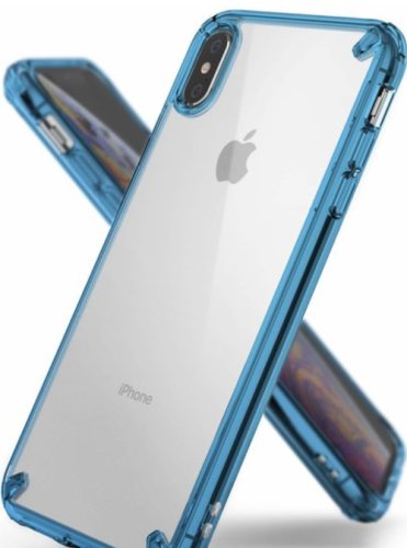 Protectie spate ringke fusion 8809628566354 pentru iphone xs max (albastru)