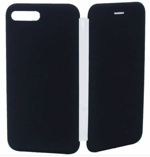 Protectie spate senno tip flip rubber cover snnm-fc-fcr-apip7p pentru apple iphone 8 plus (negru)