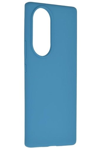 Protectie spate techsuit soft edge silicone pentru huawei honor 70 (albastru)