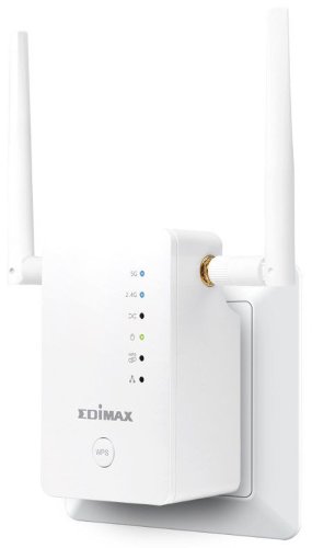 Range extender wireless edimax gemini re11s, gigabit, dual band, 1200 mbps, 2 antene externe (alb)