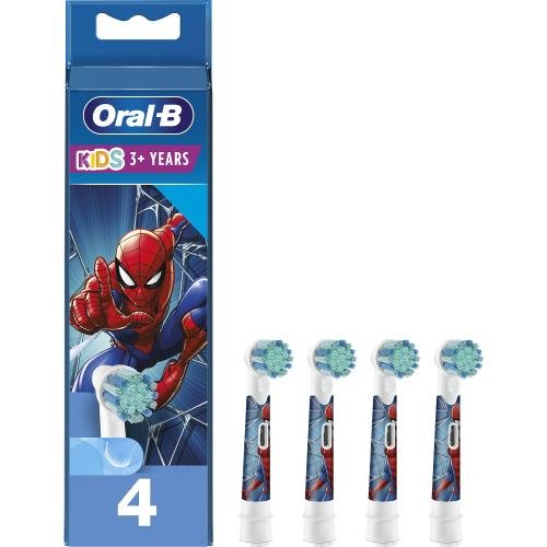 Rezerve periuta de dinti electrica pentru copii oral-b spiderman, 4 buc