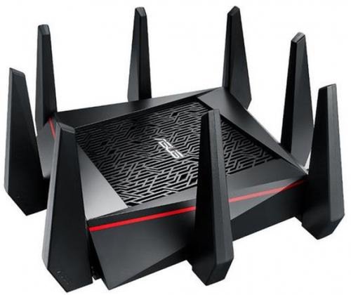 Router wireless asus rt-ac5300, gigabit, tri-band, 1000 + 2167 + 2167 mbps, 8 antene externe