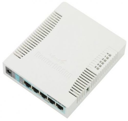 Router wireless mikrotik rb951g-2hnd, gigabit, 1xusb, antena interna 2.5 dbi