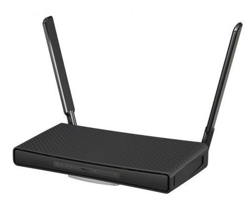 Router wireless mikrotik rbd53ig-5hacd2hnd, gigabit, 1200 mbps, 2 antene externe (negru)