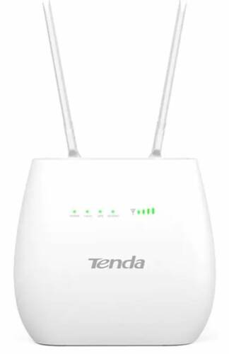 Router wireless tenda 4g680 v2, 300 mbps, 4g lte & volte (alb)