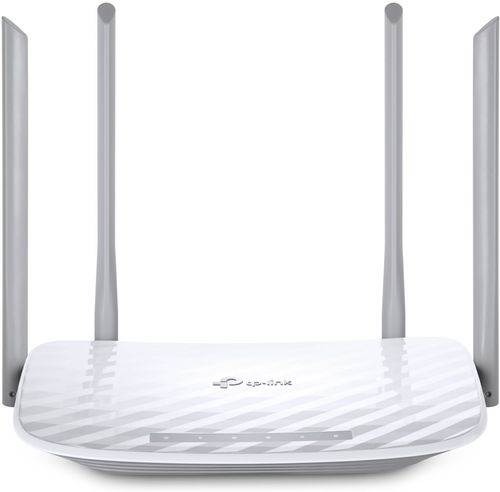 Router wireless tp-link archer c50, v3 dual band, 1200 mbps, 4 antene externe (alb)