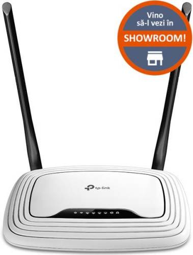 Router wireless tp-link tl-wr841n, 300 mbps, antene 2 x 5dbi