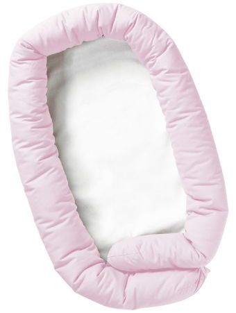 Salteluta cu protectie pentru bebelusi baby dan cuddle nest baby pink 1335-41, 32 x 78 cm (roz)