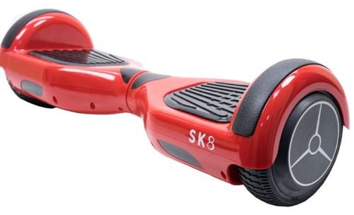 Scooter electric (hoverboard) pni escort sk8, viteza 12km/h, autonomie 12-15km, roti 6.5inch, motor 2 x 350w (rosu)
