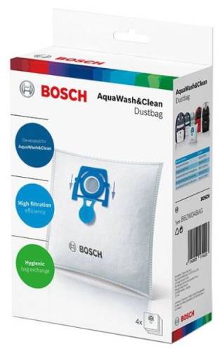 Set 4 saci bosch pentru aspiratoare aquawash&clean bbzwd4bag (rosu)