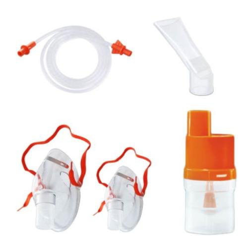 Set accesorii universale redline orange pentru aparat de aerosoli nebulizator cu compresor (transparent/portocaliu)