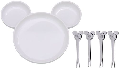 Set servire masa copii wmf mickey mouse, 5 piese (inox)