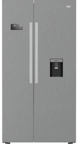 Side by side beko gn163320pt, 554 l, neofrost dual cooling, clasa a++ (inox)