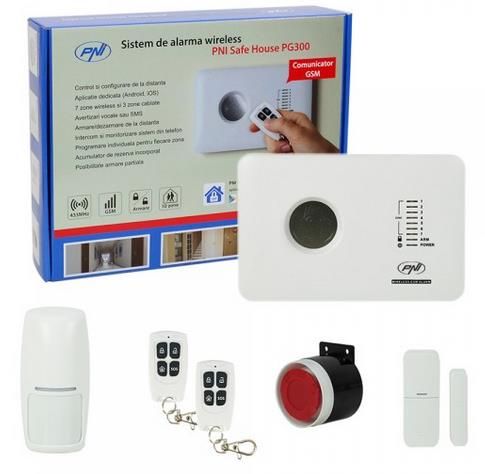 Sistem de alarma pni safehouse pg300, wireless, comunicator gsm 2g