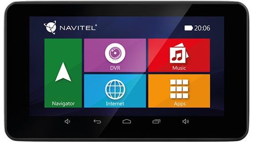 Sistem de navigatie cu camera auto dvr navitel re900, touchscreen 5inch, wi-fi, full hd, android (negru)