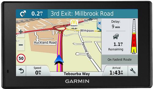 Sistem de navigatie garmin drivesmart 50 lmt-d eu, wqvga tft capacitive touchscreen 5inch, harta full europa, actualizari pe viata a hartilor