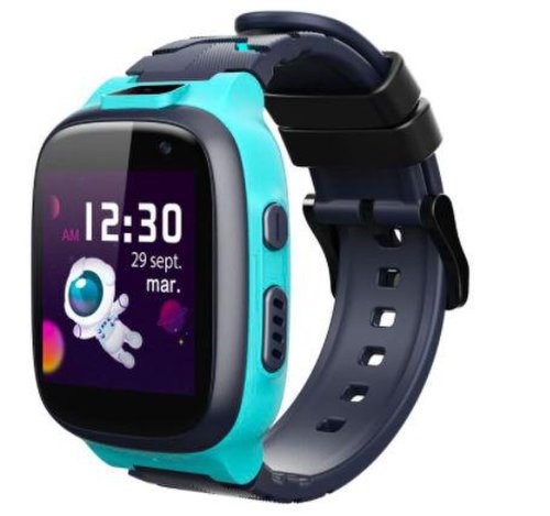 Smartwatch copii 360 e2, display tft 1.4inch, 4g, android, bratara silicon, wi-fi (albastru)