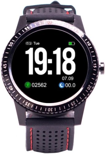 Smartwatch e-boda smart time 360, display lcd 1.3inch, bluetooth, bratara silicon (negru)