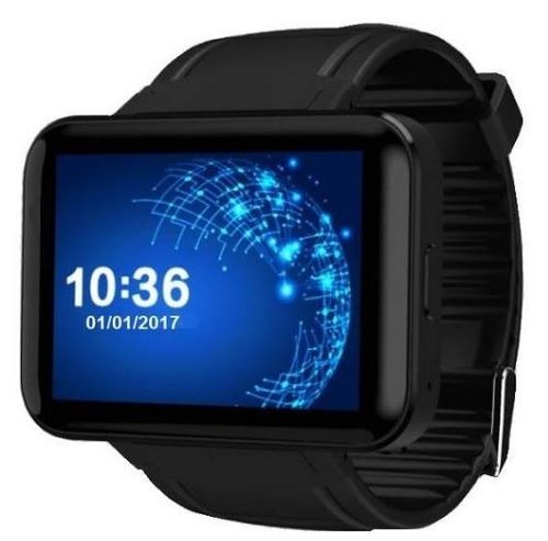 Smartwatch iuni dm98, 2.2inch, gps, bratara silicon (negru)