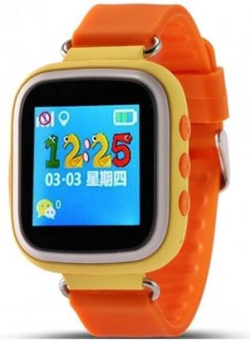 Smartwatch iuni kid90 52118-2, 1.44inch, gps, bratara silicon, dedicat pentru copii (portocaliu)