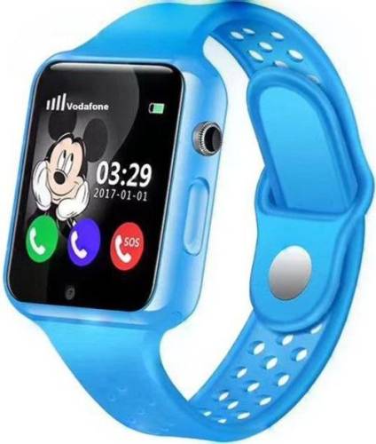 Smartwatch iuni kid98, 1.54inch, gps, 2g, bluetooth, bratara silicon, dedicat pentru copii (albastru)