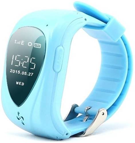 Smartwatch iuni u11, oled 0.96inch, 2g, gps, bratara silicon, dedicat pentru copii (albastru)