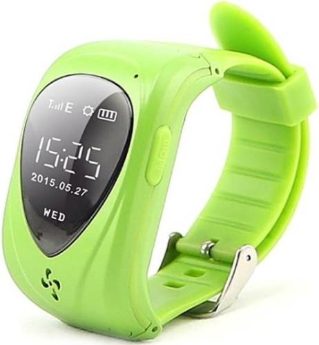 Smartwatch iuni u11, oled 0.96inch, 2g, gps, bratara silicon, dedicat pentru copii (verde)