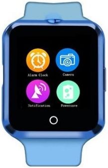 Smartwatch iuni v88, lcd capacitive touchscreen 1.22inch, 2g, bratara silicon (albastru)