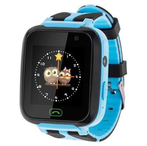 Smartwatch kruger&matz km0469p, procesor mtk2503, ecran 1.44inch, memorie 32mb, gps, rezistent la apa si praf, dedicat pentru copii (albastru)
