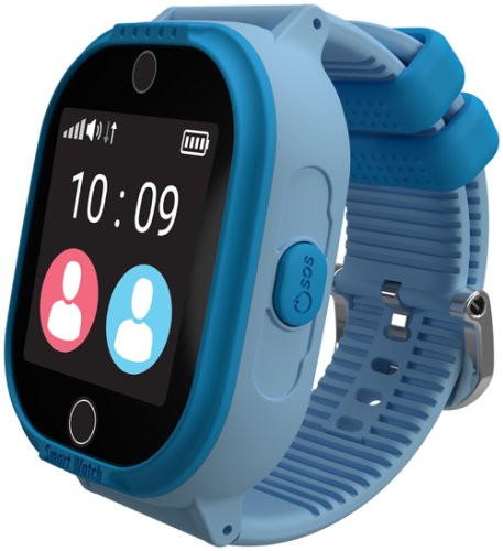 Smartwatch myki 4 lite, display ips 1.3inch, wi-fi, bluetooth, 3g, camera, rezistent la apa, dedicat pentru copii (albastru)