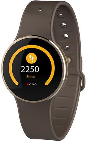 Smartwatch mykronoz zecircle 2, tft capacitive touchscreen, bluetooth, rezistent la apa si praf (maro)