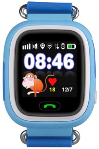 Smartwatch star, capacitive touchscreen 1.22inch, gps, dedicat pentru copii (albastru)