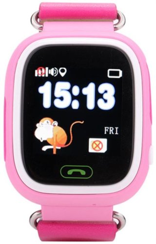 Smartwatch star, capacitive touchscreen 1.22inch, gps, dedicat pentru copii (roz)