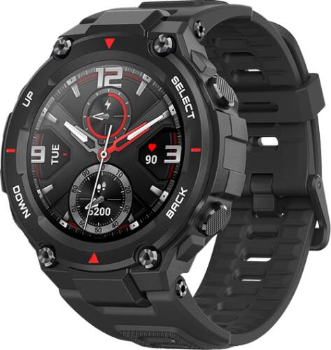 Smartwatch xiaomi amazfit t-rex, display amoled 1.3inch, bluetooth, gps, android/ios (negru)