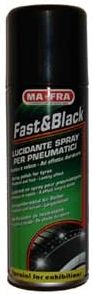 Spray pentru lustruit anvelope ma-fra fast & black h0271, negru, 200 ml