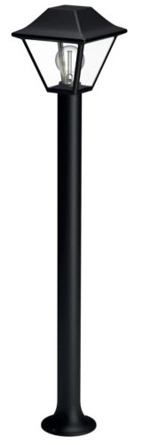 Stalp de gradina philips alpenglow, e27, 1x60w, ip44, dimensiuni 899x174x174 mm (negru)